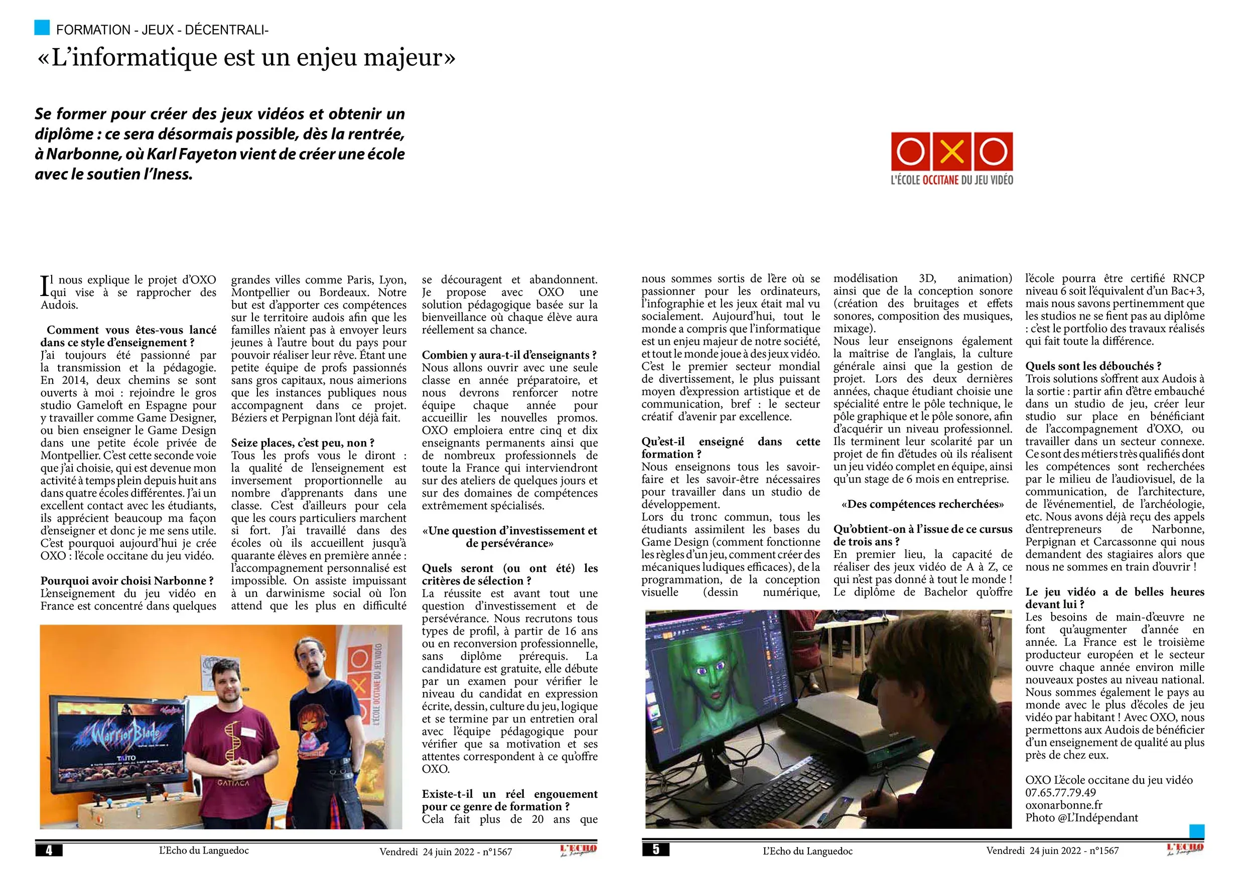 L'informatique est un enjeu majeur